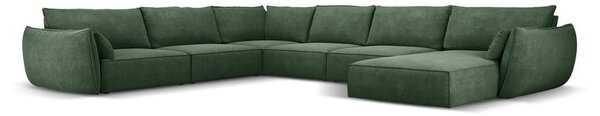 Sötétzöld sarokkanapé (bal oldali) Vanda – Mazzini Sofas
