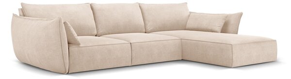 Bézs sarokkanapé (jobb oldali) Vanda – Mazzini Sofas