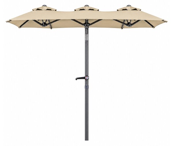 Linder Exclusiv Kerti napernyő 300x150x220 cm Bézs