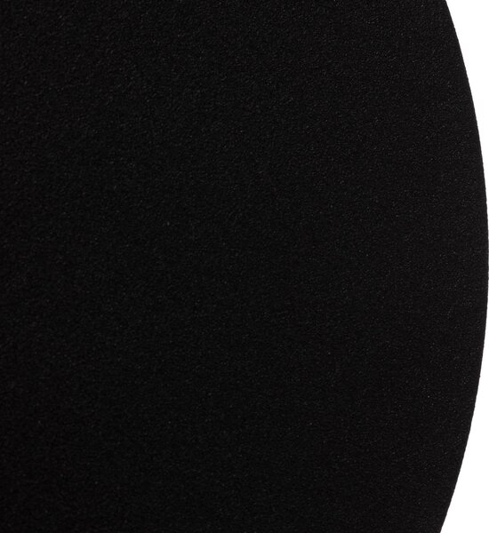TK Lighting Lunia New fali világítás, fekete, Ø 20 cm, dimmelhető, Fekete, Nappali / Étkező, fém