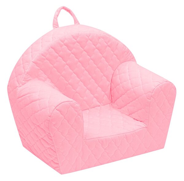 Gyermek fotel Velvet New Baby Felhőcske rózsaszín