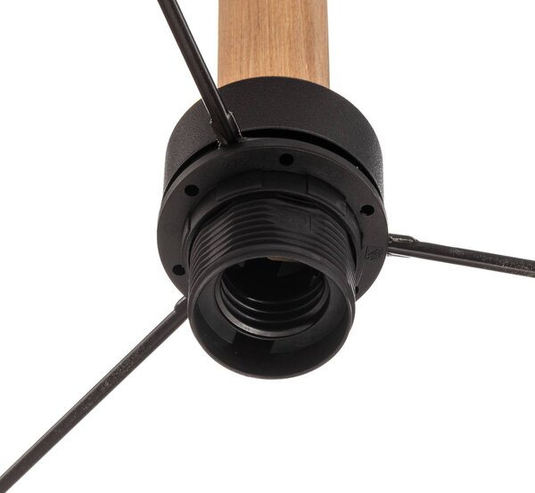 TK Lighting Deva Nature lógó világítás, 1 izzós, textil árnyék, dimmelhető, Nappali / Étkező, Textil / szövet / selyem, Skandináv