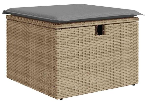 VidaXL Polyrattan Kerti Ülőgarnitúra - 4 részes - Bézs