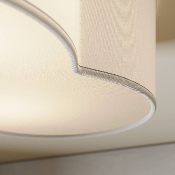 TK Lighting Cloud mennyezeti lámpa, fehér, textil, hossza 62 cm, E27, 4 lámpás., dimmelhető, Fehér / opál, Nappali / Étkező, Textil / szövet / selyem, Fiatalos életstílus