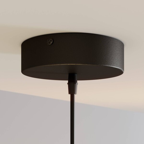 TK Lighting Cubus lógó világítás, füstszürke, üveg, Ø 30 cm, E27, dimmelhető, Fekete, Nappali / Étkező, Üveg, Modern