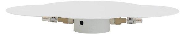 TK Lighting Cloud fali lámpa, fehér, acél, indirekt fény, 38 x 27 cm, dimmelhető, Fehér / opál, Nappali / Étkező, fém, Fiatalos életstílus