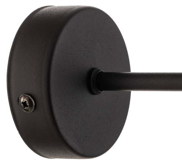 TK Lighting Cubus fali lámpa, fekete/füstszürke, üveg, 30 cm magas, E27, dimmelhető, Tiszta / átlátszó, Nappali / Étkező, Üveg, Modern