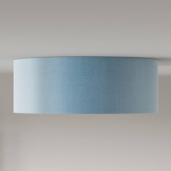 TK Lighting Rondo Kids mennyezeti világítás, Ø 38 cm, kék, dimmelhető, Kék, Gyermekszoba, Textil / szövet / selyem, Modern
