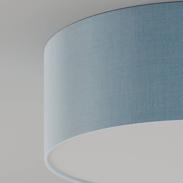 TK Lighting Rondo Kids mennyezeti világítás, Ø 38 cm, kék, dimmelhető, Kék, Gyermekszoba, Textil / szövet / selyem, Modern