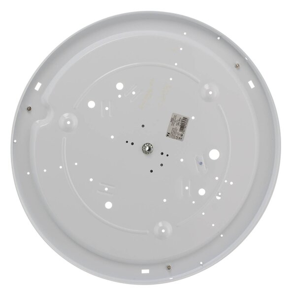 TK Lighting Rondo mennyezeti világítás, fehér Ø 60 cm, dimmelhető, Fehér / opál, Hálószoba, Textil / szövet / selyem, Modern
