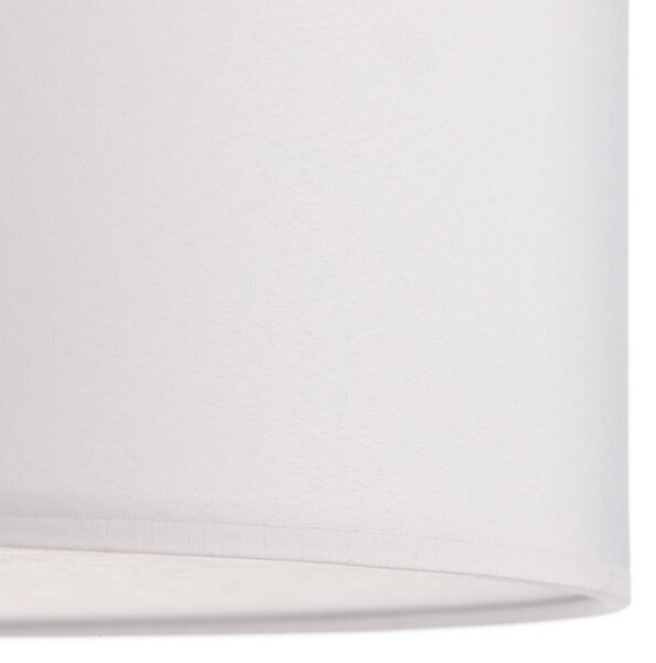 TK Lighting Rondo mennyezeti világítás, fehér Ø 45 cm, dimmelhető, Fehér / opál, Hálószoba, Textil / szövet / selyem, Modern
