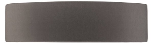 TK Lighting Rondo mennyezeti világítás, szürke Ø 45 cm, dimmelhető, Alu / szürke / cink, Hálószoba, Textil / szövet / selyem, Modern