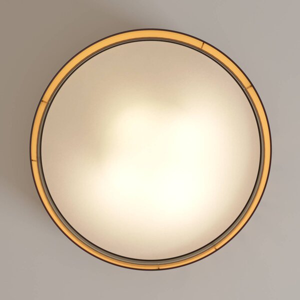 TK Lighting Hilton mennyezeti világítás, fekete/arany, Ø 60 cm, dimmelhető, Fekete, Nappali / Étkező, fém, Modern