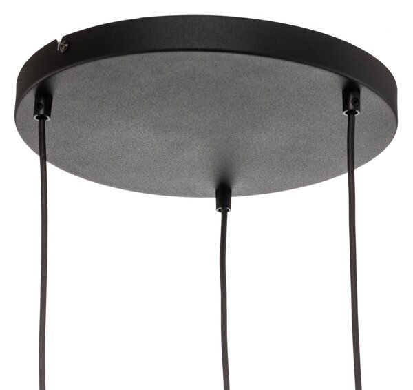 TK Lighting Marco Green lógó világítás, 3 izzós, átlátszó/zöld/barna, dimmelhető, Tiszta / átlátszó, Nappali / Étkező, Üveg, Modern