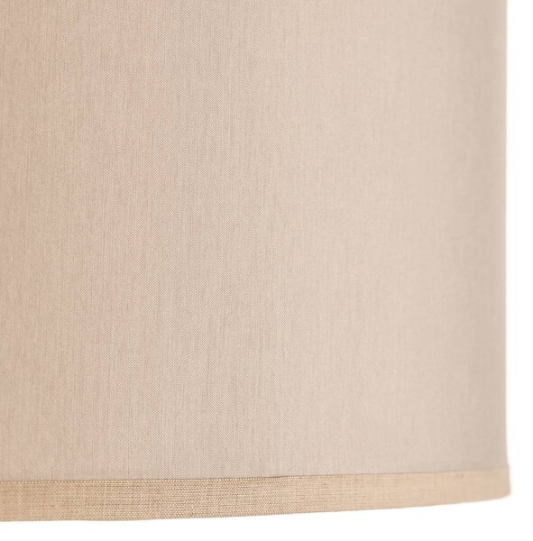 TK Lighting Rondo mennyezeti világítás, krém színű, Ø 60 cm, dimmelhető, Krém / borostyánsárga, Hálószoba, Textil / szövet / selyem, Modern