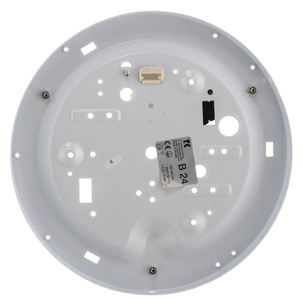 TK Lighting Rondo mennyezeti világítás, fehér, Ø 30 cm, dimmelhető, Fehér / opál, Hálószoba, Textil / szövet / selyem, Modern
