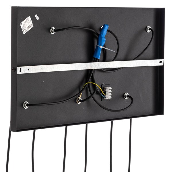 TK Lighting Marco Green lógó világítás, 6 izzós, átlátszó/zöld/barna, dimmelhető, Tiszta / átlátszó, Nappali / Étkező, Üveg, Modern