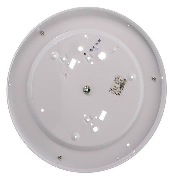 TK Lighting Rondo mennyezeti lámpa, szürke, Ø 50 cm, dimmelhető, Alu / szürke / cink, Hálószoba, Textil / szövet / selyem, Modern