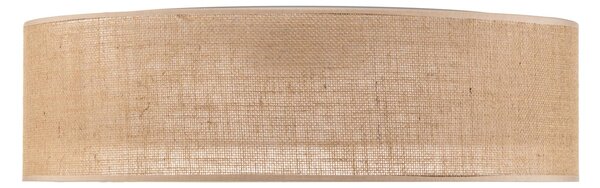 TK Lighting Juta mennyezeti világítás, Ø 60 cm, dimmelhető, Barna / rozsda, Nappali / Étkező, Textil / szövet / selyem