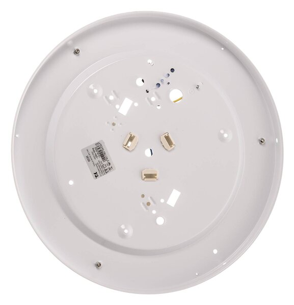 TK Lighting Linobianco mennyezeti világítás, Ø 45 cm, dimmelhető, Nappali / Étkező, Textil / szövet / selyem, Modern