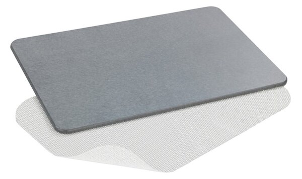 Szürke kovaföld fürdőszobai kilépő 39x60 cm Simi – Wenko