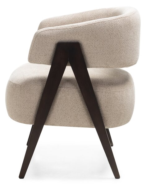 Bézs design fotel MIZU Alia 18