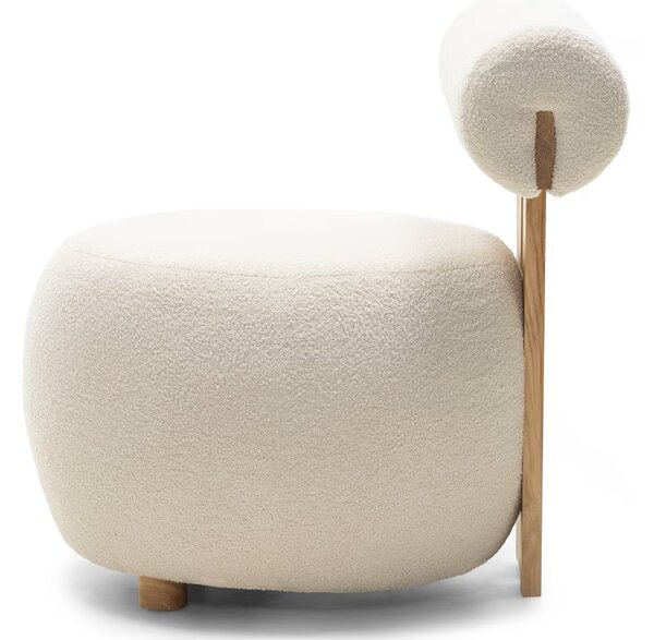 Krém design fotel HANNA, tölgy Now or never 03