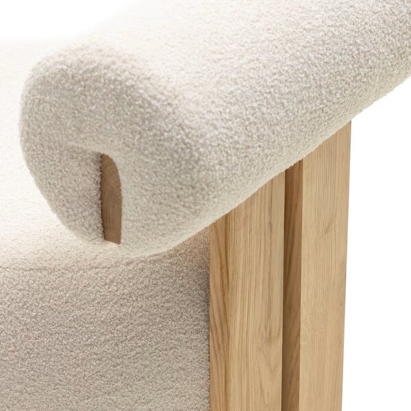 Krém design fotel HANNA, tölgy Now or never 03