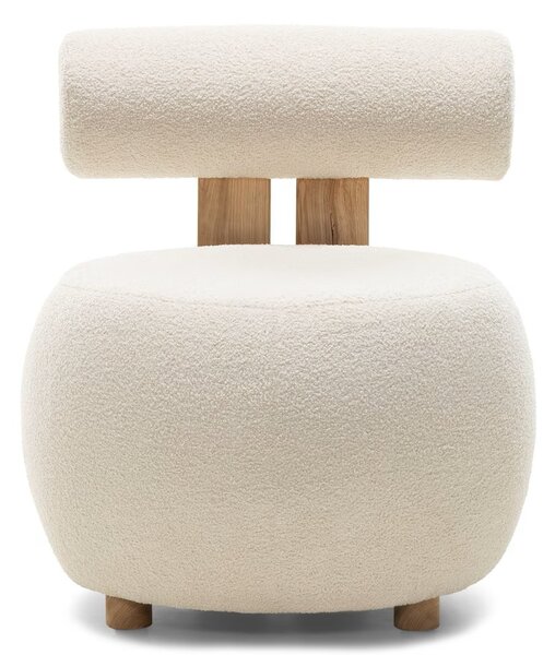 Krém design fotel HANNA, tölgy Now or never 03