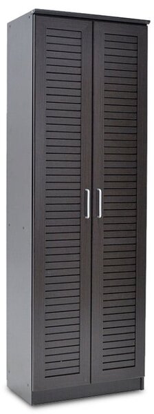Cipősszekrény 21 párnak, Sante, wenge, 60x37x183 cm