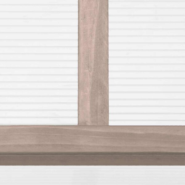 Szürke fenyőfa melegház 110 x 56 x 39 cm