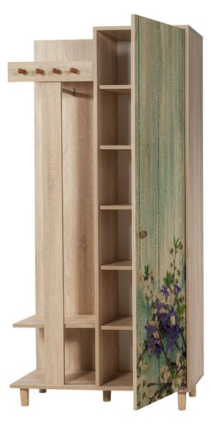 Előszoba fal Gardin 727 (sonoma tölgy)