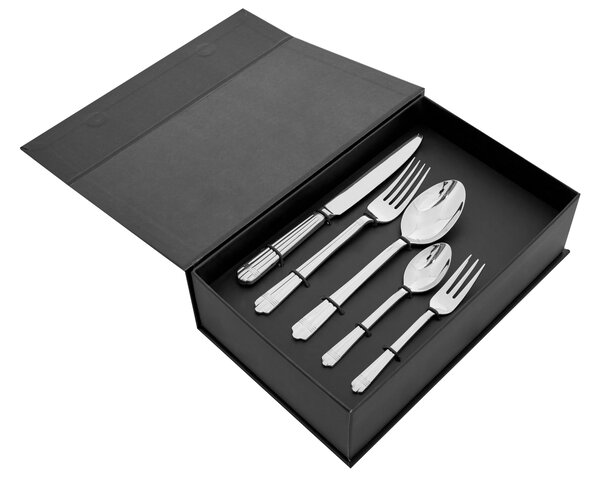 30 darabos evőeszközkészlet GARGANELLI Ezüst