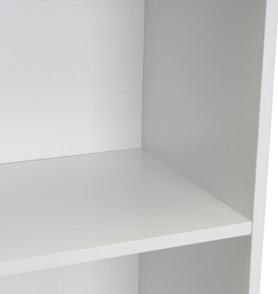 Fehér könyvespolc 30x24x132 cm Cube – Casa Selección