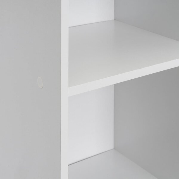 Fehér könyvespolc 30x24x132 cm Cube – Casa Selección