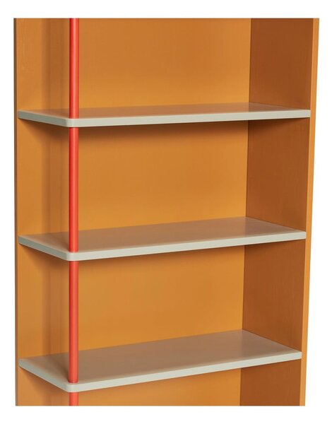Narancssárga kőrisfa fali könyvespolc 60x109 cm Apollo – Hübsch