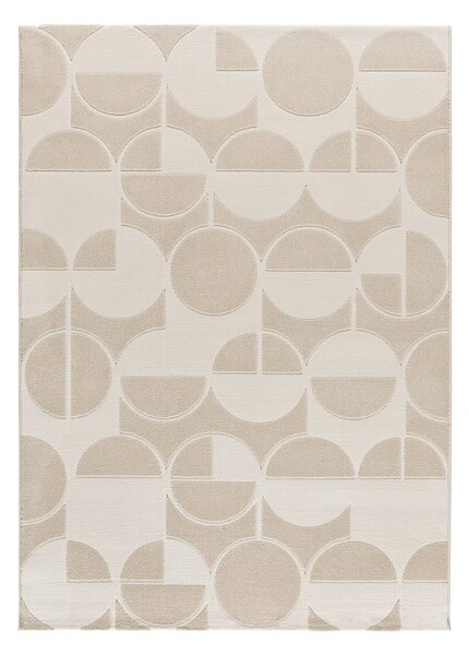Krémszínű-elefántcsont színű szőnyeg 160x230 cm Flora – Universal
