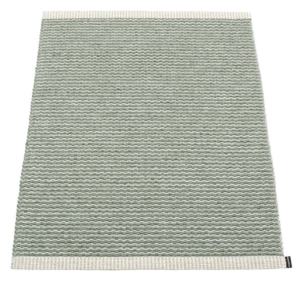 Világoszöld kültéri-beltéri szőnyeg 60x85 cm Mono Sage Army – Pappelina