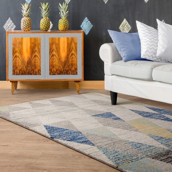 Kék szőnyeg 120x170 cm Muse Harlequin Blue – Asiatic Carpets
