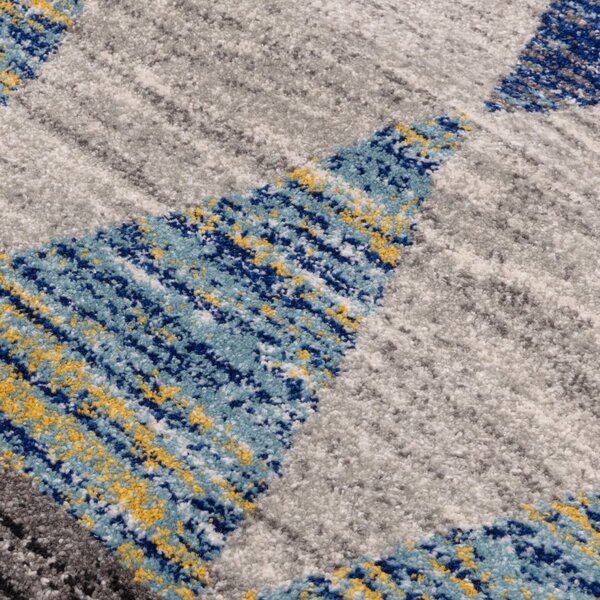 Kék szőnyeg 120x170 cm Muse Harlequin Blue – Asiatic Carpets
