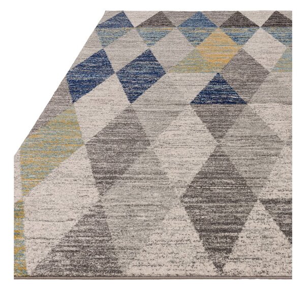 Kék szőnyeg 120x170 cm Muse Harlequin Blue – Asiatic Carpets