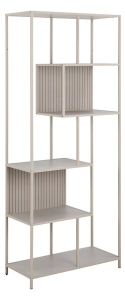 Szürke könyvespolc 77x185x35 cm Seaford – Actona
