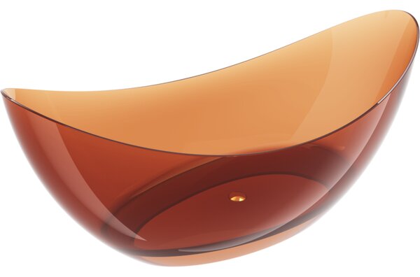 Mexen Vea earth wanna szabadon álló átlátszó 180 x 80 cm, króm parafa - 58091808005