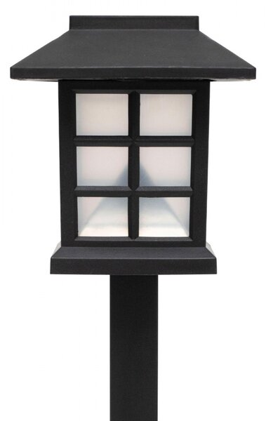Home MX716 napelemes kerti lámpa, 12db-os display, műanyag, 2 db hidegfehér LED, kültéri, beltéri