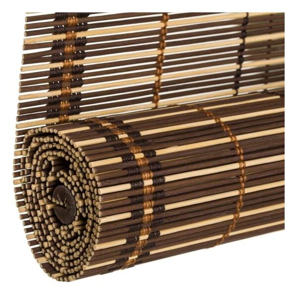 Sötétbarna bambusz roló 90x180 cm Natural Life – Casa Selección