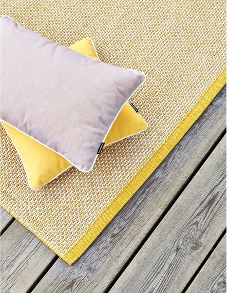 Mustársárga kültéri-beltéri futószőnyeg 70x200 cm Effi Mustard – Pappelina