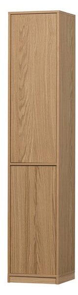 Natúr színű moduláris szekrény tölgyfa dekorral 40x199 cm Modulair – vtwonen