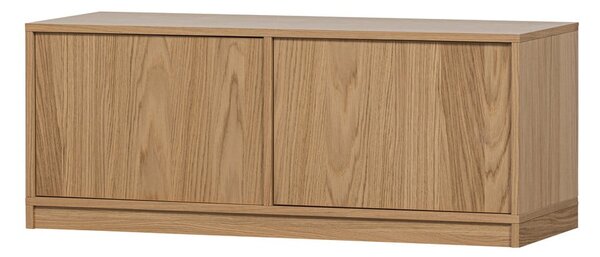 Natúr színű moduláris TV-állvány tölgyfa dekorral 110x44 cm Modulair – vtwonen