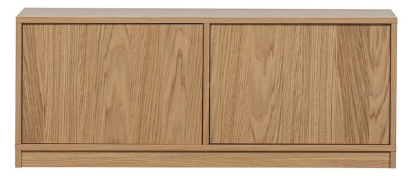Natúr színű moduláris TV-állvány tölgyfa dekorral 110x44 cm Modulair – vtwonen