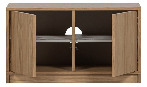 Natúr színű moduláris TV-állvány tölgyfa dekorral 77x44 cm Modulair – vtwonen